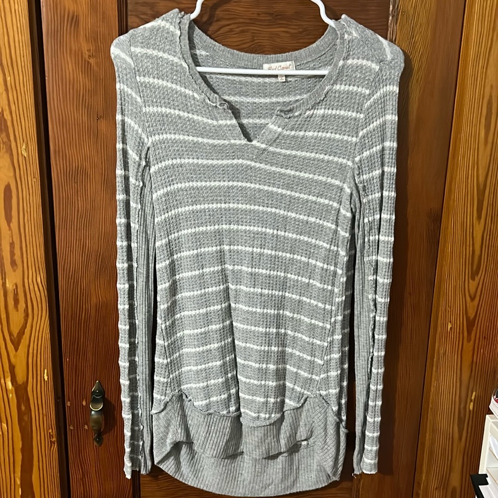 Red Camel Gray and White Sweater Dress, Size Juniors Small Tag